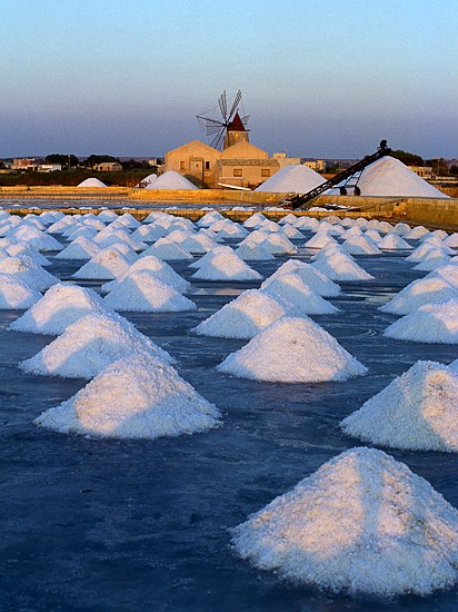 Salt works in Trapani